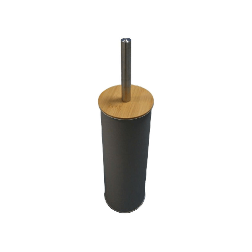 Versa Scopino per il Bagno Versa Nero Metallo Bambù 38,4 cm
