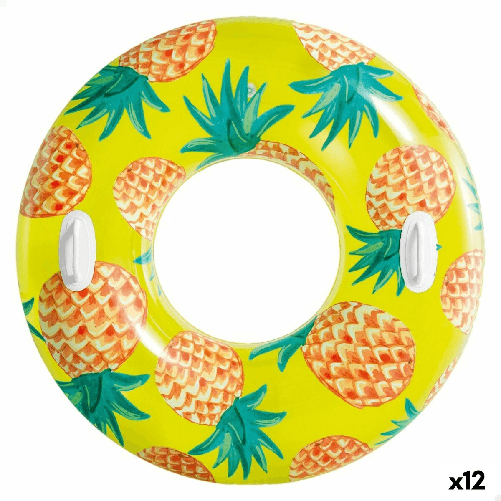 Intex Salvagente Gonfiabile Donut Intex Tropical Fruits Ø 107 cm (12 Unità)