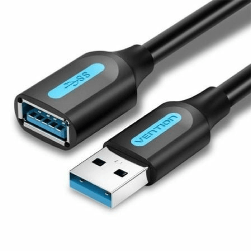 Vention CableTech Pro USB 3.0 Extender - Trasferimento ad alta velocità - Conduttore in rame - Connessione sicura e stabile - Nero