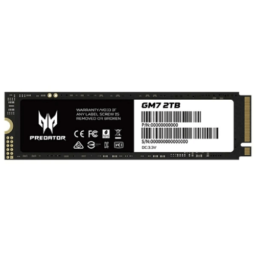 Acer Predator GM7-2TB M.2 PCI Express 4.0 NVMe Acer Hard Disk Acer BL.9BWWR.119 2 TB SSD