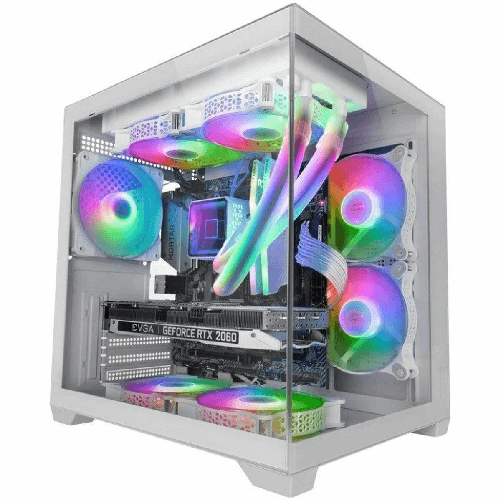 Mars Cassa Minitorre Micro ATX / ITX Mars Gaming MCVIEW2W Bianco Mars Gaming Cassa Minitorre Micro ATX / ITX Mars Gaming MCVIEW2W Bianco