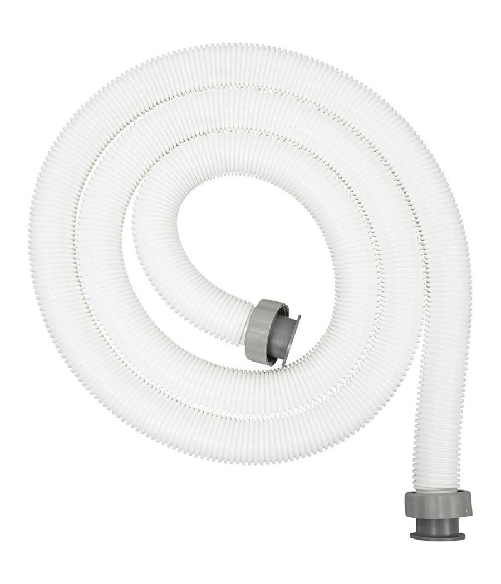 TrAdE Shop Traesio Tubo Da 3 Mt Diam.38 Mm Per Pompe Filtri A Sabbia Bianco Ricambio Piscina 58368 -