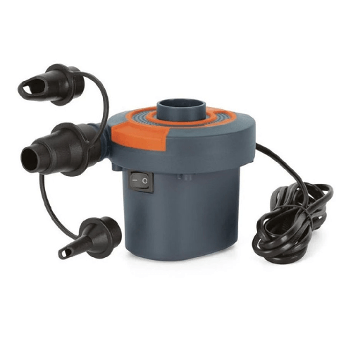 TrAdE Shop Traesio Pompa Di Gonfiaggio Elettrica Powertouch A Corrente Alternata Ac Con Adattatori 62252 -