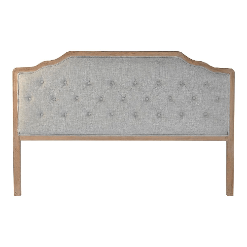 DKD Home Decor Testiera del Letto DKD Home Decor Grigio Legno d'albero della gomma 160 x 10 x 120 cm