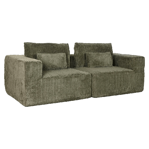 Home ESPRIT Divano Home ESPRIT Verde Scandi 220 x 158 x 91 cm