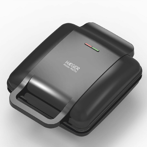 Haeger WM-140.001A piastra per waffle 2 waffle 1400 W Nero Haeger Macchina da Waffle Haeger WM-140.001A 1400 W