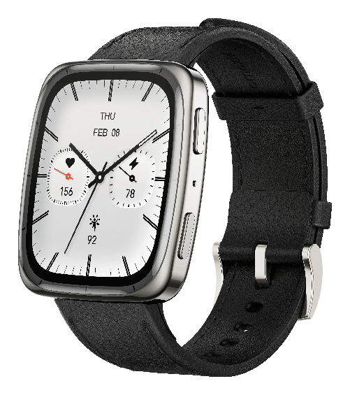 Amazfit Active 2 4,45 cm (1.75") AMOLED Digitale 390 x 450 Pixel Touch screen Acciaio inox