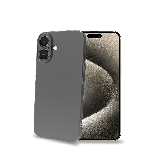Celly Custodia per Cellulare Celly IPHONE 16 Nero
