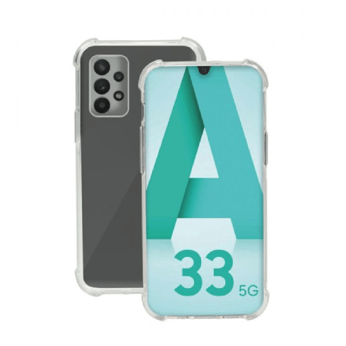 Mobilis Custodia per Cellulare Mobilis Nero Trasparente Samsung Galaxy A33 5G