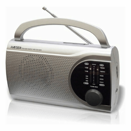Haeger PR-BIB.004B radio Portatile Digitale Argento Haeger Radio AM/FM Haeger PR-BIB.004B Grigio