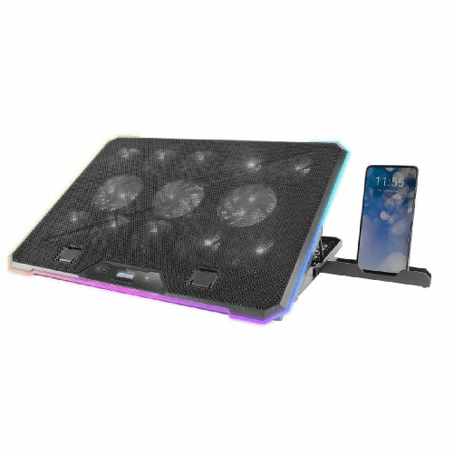 Mars Gaming MNBC13 base di raffreddamento per laptop 43,2 cm (17") Nero Mars Gaming Supporto per Portatile con Ventilatore Mars Gaming MNBC13