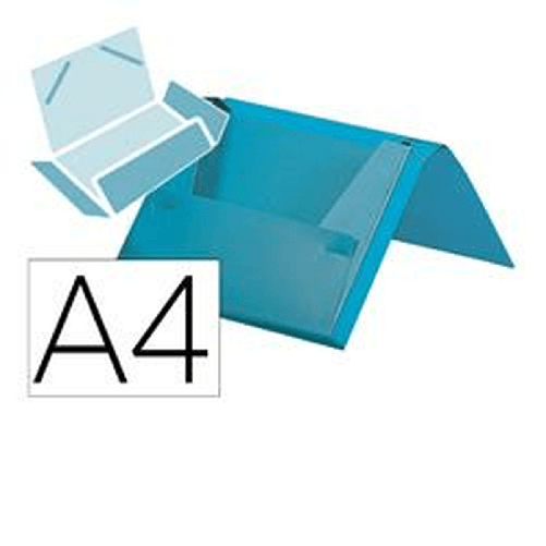 Liderpapel SS51 cartella Polipropilene (PP) Turchese A4 Liderpapel Fascicolo Liderpapel SS51 A4