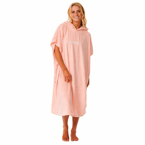 Rip Curl Poncho-Asciugamano con Cappuccio Rip Curl Classic Surf Salmone