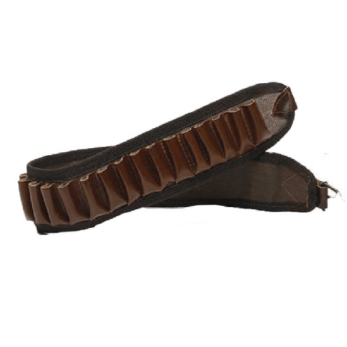 Cartucciera caccia pelle leather cartridge hunting poligono piattello sport Marrone