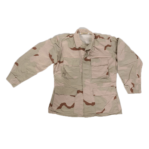 Camicia giacca uomo bdu desert manica lunga sportiva militare S Taglia L