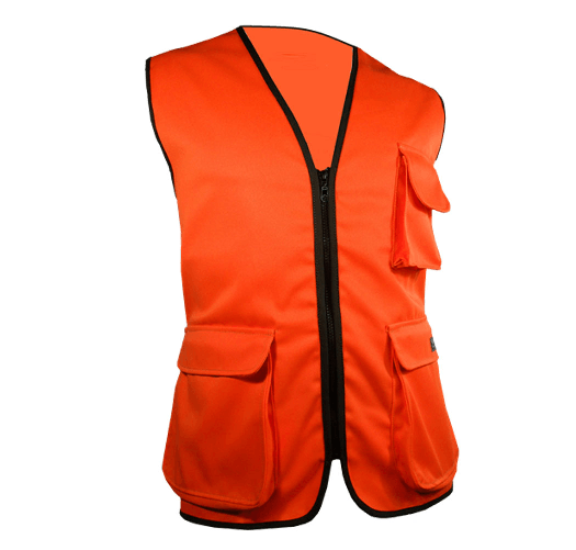Fratelliditalia.org Gilet smanicato alta visibilita' policotone sicurezza lavoro uomo arancione Colore Arancio,Taglia M