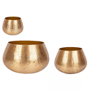 Bizzotto Set 3 Porta Vaso Oro - ROMAN