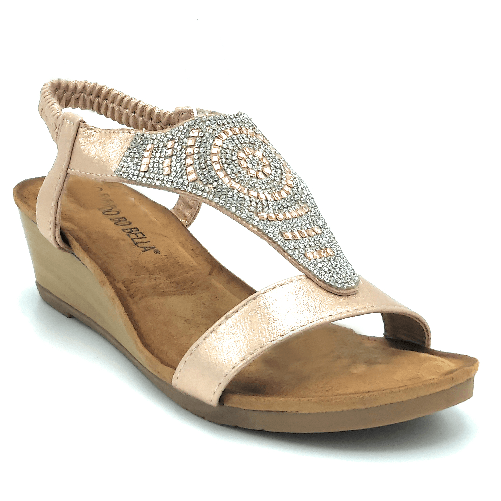 Fratelliditalia.org Sandali scarpe gioiello moda mare stile positano comode basse estive donna Colore Beige,Taglia 39