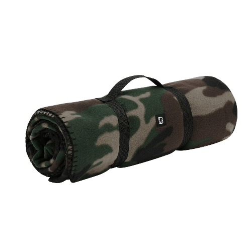 Coperta coperta plaid mimetico militare flecktarn verde pile calda campeggio outdoor verde