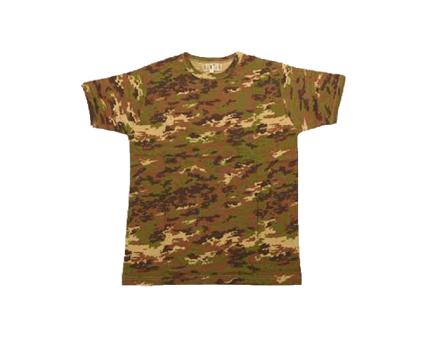 T-shirt militare vegetata italiana in cotone soft air Vegetato S T-shirt militare vegetata italiana in cotone soft air Vegetato XXXL