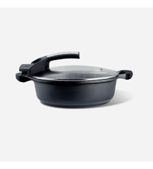Pensofal Saxum, tegame cm 28 con coperchio, adatta ad induzione