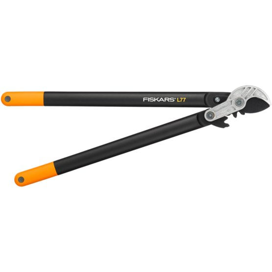 Fiskars 1000583 cesoia da potatura Incudine Nero, Arancione