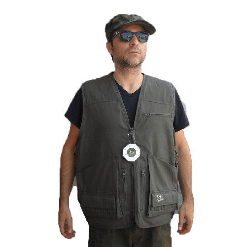 Fratelliditalia.org Gilet smanicato panciotto ontario in canvas caccia uomo sportivo cartucciera Colore verde,Taglia XXL