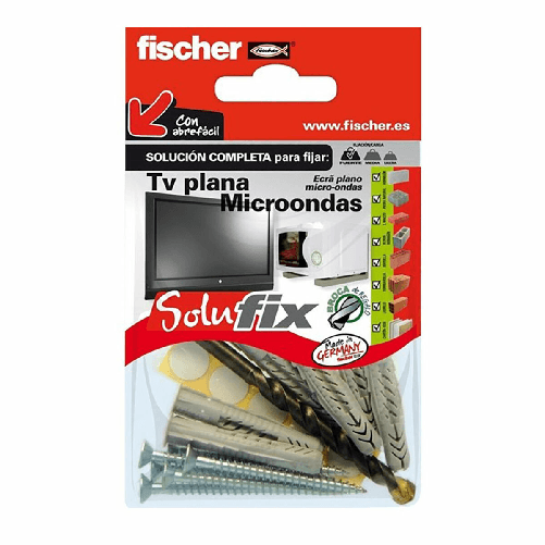 Kit di fissaggio Fischer Solufix 502690 Microonde Televisione 10 Pezzi