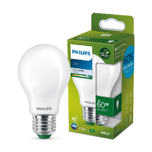 Philips Lampadina LED Philips Ultra Efficient Led Classic 4 W 60 W E27 840 lm Bianco (4000 K)