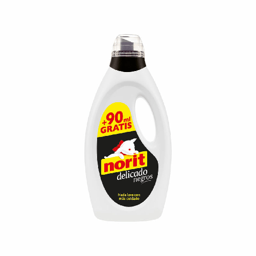 Detersivo liquido Norit 32 lavaggi Abbigliamento delicato Abbigliamento nero 1,125 L