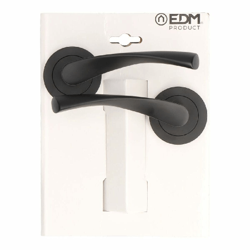 Set di Maniglie EDM 86033 707 Alluminio Ø 6,5 x 12 cm
