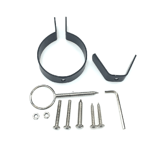 EDM Product Pezzi di ricambio EDM 00727 76556, 76557 Nero Acciaio Porta prosciutto (11 Pezzi)
