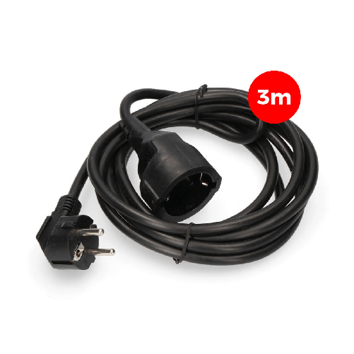 EDM Product Cavo Prolunga EDM 23212 Nero 3 m