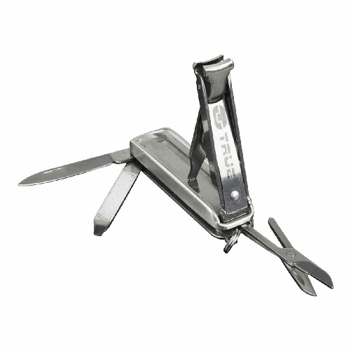 True Coltello multiuso True Nailclip tu215k Tagliaunghie 6 in 1 Argentata