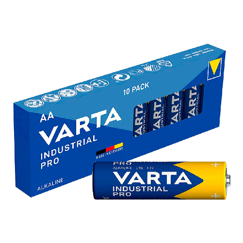 Varta 04006 211 111 batteria per uso domestico Batteria monouso Stilo AA Alcalino Varta Batterie Varta Industrial Pro AA LR06 1,5 V (10 Unità)