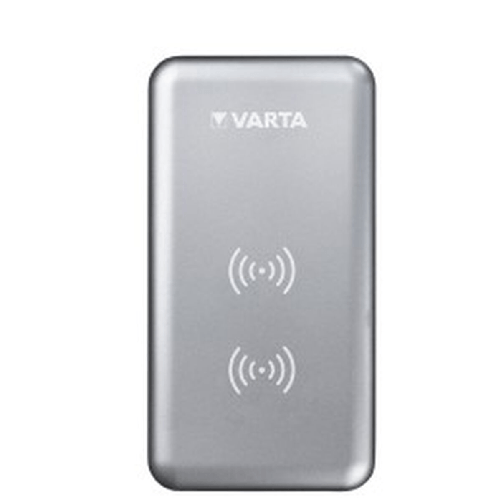 Varta 57912 101 111 Caricabatterie per dispositivi mobili Smartphone Argento AC Carica wireless Ricarica rapida Interno Varta Power Bank Wireless Vart