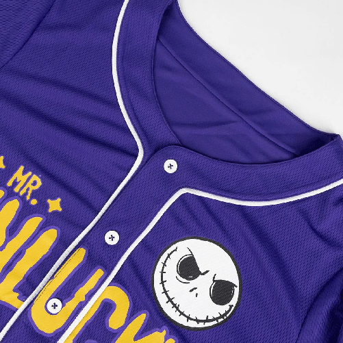 The Nightmare Before Christmas Maglia Sportiva a Maniche Corte The Nightmare Before Christmas Baseball Unisex