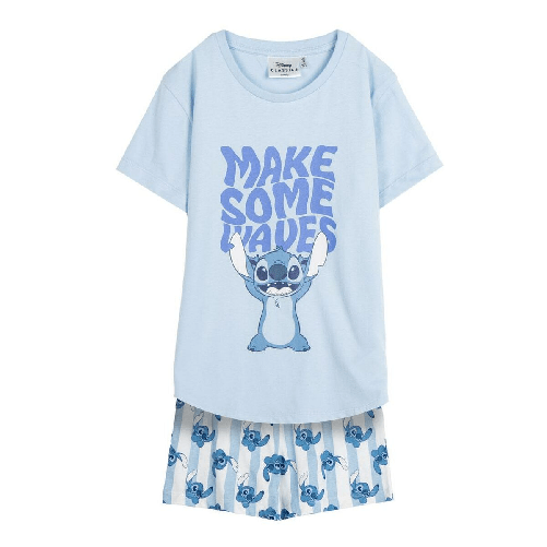 Stitch Pigiama Estivo Stitch Azzurro