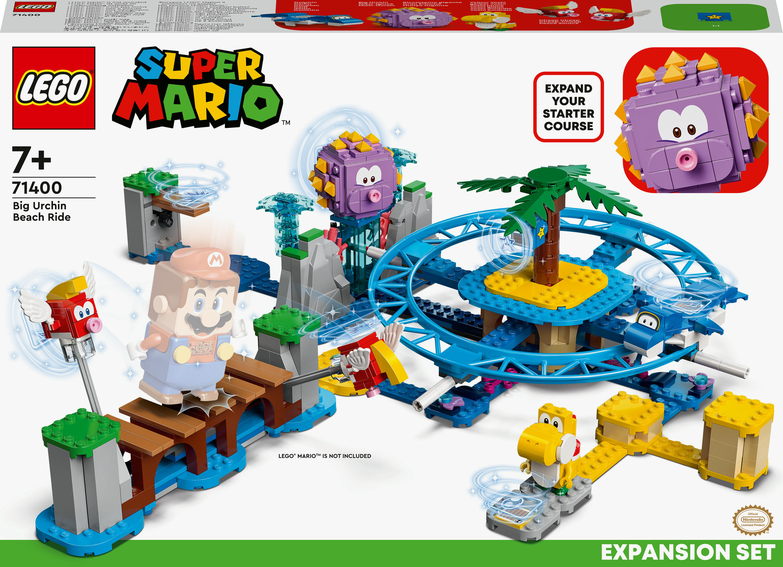 LEGO Super Mario Spiaggia del Ricciospino gigante - Pack di Espansione