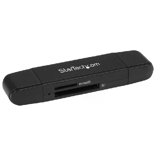 StarTech.com Lettore Schede SD e microSD -Lettore di schede di memoria USB 3.0 compatto - 5 Gbps - Lettore di schede di memoria SD con Adattatore Micr