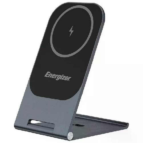 Energizer WCP102 Caricabatterie per dispositivi mobili Smartphone Alluminio, Nero Carica wireless Auto Energizer WCP102 Caricatore Wireless MagSafe 15
