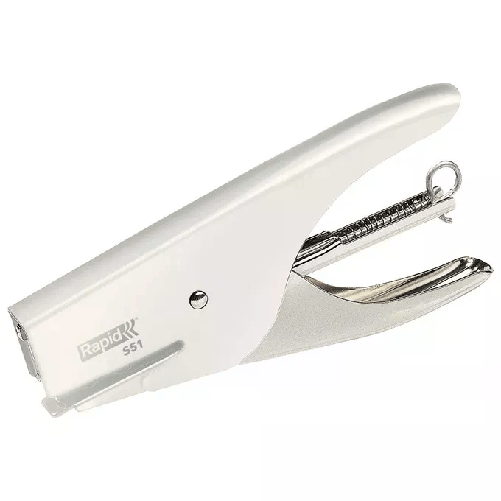 Rapid FELLOWES Cucitrice a pinza RAPID S51 Coconut Kiss RetrO' Classic Rapid Retro Classic S51 Punto standard Acciaio inox, Bianco