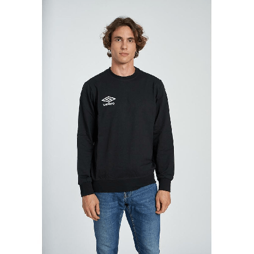Umbro Felpa senza Cappuccio Uomo Umbro NORMA 72311I 001 Nero