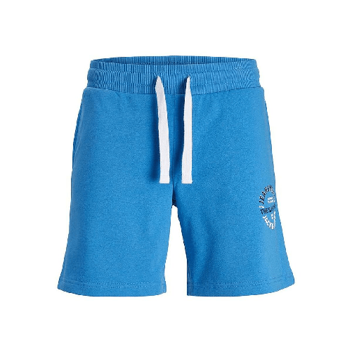Jack & Jones Pantaloni Corti Sportivi da Uomo Jack & Jones JPSTANDY SWEAT 12225087 Azzurro