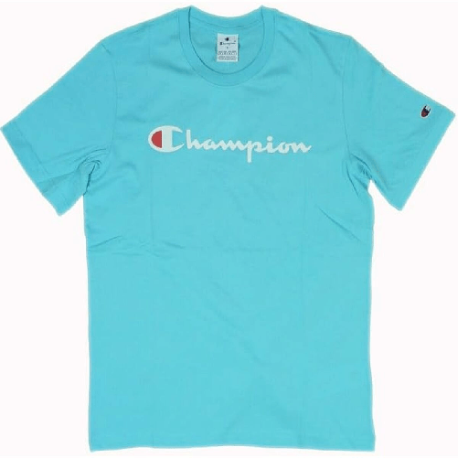 Champion Maglia a Maniche Corte Uomo Champion SS TEE 220256 Azzurro