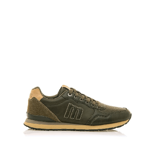 Mustang Scarpe da Tennis Casual Uomo Mustang Flore Kakhy Bussi Kakhy 84755 C56225 Verde