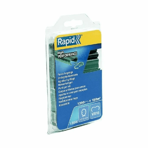Rapid 40108800 accessorio per pinze Anelli a U Verde 1390 pz fence pliers FP20, FP216 Cucitrice Rapid