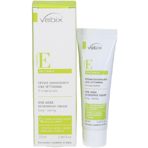 Vebix Crema Deodorante Una Settimana 25mL