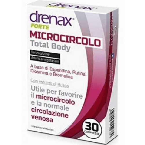 Drenax Forte Microcircolo Total Body Compresse 33g