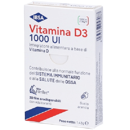 Vitamina D3 IBSA 1000 UI 1,43g